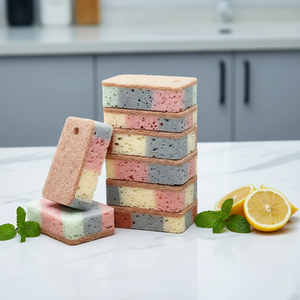 Spugna da <span class=keywords><strong>Cucina</strong></span> Colorata in PU ad Alta Densità, Detergente per Piatti a Doppio Lato, Potente Azione Pulente, OEM - Product Image 4