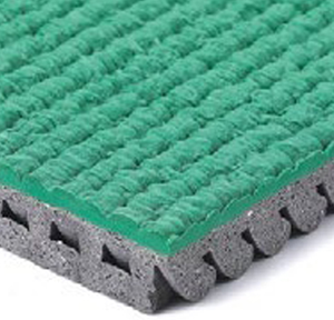Une piste en <span class=keywords><strong>caoutchouc</strong></span> préfabriquée rouge est utilisée dans la salle d'athlétisme. - Product Image 5