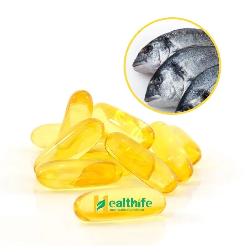 Halal Diepzee Visolie Omega-3 Epa Dha Omega 3 Softgel Capsules In Bulk