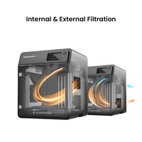 FLASHFORGE Adventurer 5M Printer 3D Otomatis Penuh dengan Penyetelan Satu Klik Kecepatan Tinggi 600mm/s 220x220x220mm Baru