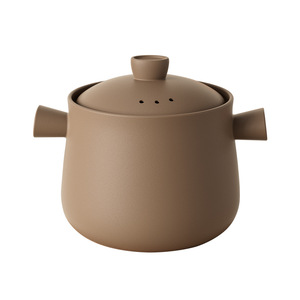 Clay <b>Pot</b> Casserole 3.1-4L Heat Resistant Covered For Cooking Porridge <b>Soup</b> Stewing Household Use Gas Powered Large Capacity - Product Image 1
