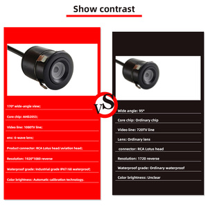 Caméra de Recul Universelle Étanche HD avec Vision Nocturne, Intégrée, pour Voiture - Product Image 4