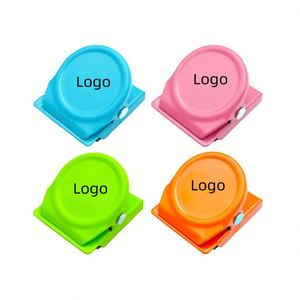 Clip magnétique en métal personnalisé avec logo, organisateur de liste de courses, clip de page coloré et mignon - Product Image 1