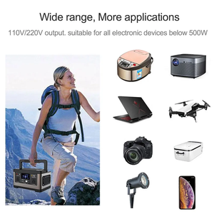 PORPIU <span class=keywords><strong>GREENTEC</strong></span> 500W/1000W banque de générateur solaire Portable extensible Lithium Ion centrale électrique extérieure utilisation de voiture à domicile MPPT - Product Image 5