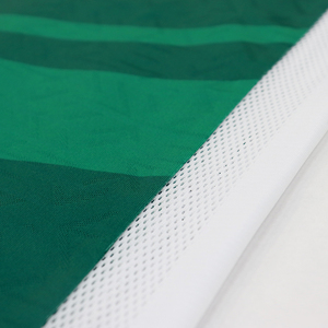 Jersey Sepak Bola Pria Desain Baru Kustom Berkualitas Tinggi Bahan Jacquard Mesh Warna Hijau Botol MOQ Rendah Waktu Produksi 2 Minggu Cepat Kering - Product Image 4