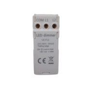 Variateur de lumière rotatif intégré Win-Kare CE 150W Max, à découpage progressif, UK-P12, prévention des incendies, contrôle bidirectionnel, 220V, pour lampes LED en plastique dimmables
