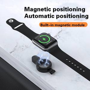 Venta caliente Mini <span class=keywords><strong>cargador</strong></span> inalámbrico portátil para <span class=keywords><strong>Apple</strong></span> Watch 8 7 6 5 4 3 SE estación <span class=keywords><strong>de</strong></span> carga tipo C <span class=keywords><strong>Smartwatch</strong></span> <span class=keywords><strong>cargador</strong></span> magnético - Product Image 3