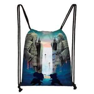 Sac à dos avec cordon de serrage 21 modèles <span class=keywords><strong>Kakashi</strong></span> Anime personnage de dessin animé Uchiha Itachi Double sac à bandoulière <span class=keywords><strong>Akatsuki</strong></span> Bundle Pocket - Product Image 3