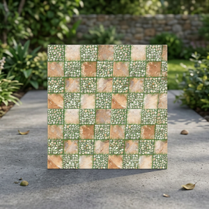 Vente Directe Usine Indienne en Gros Carreaux de Sol Extérieurs en Porcelaine Numérique 400x400mm pour Parking, Robustes 40x40cm, Garantie 3 Ans - Product Image 1
