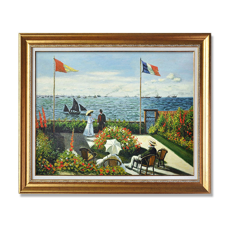 Terrasse au bord de la mer