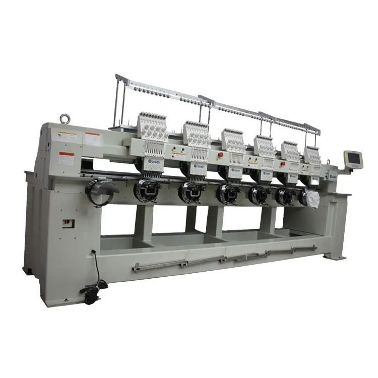6 head 12 needles 1000rpm dahao computer hat embroidery machine for sale