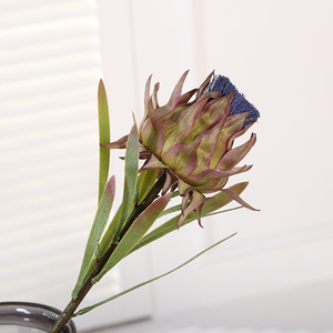 Rama de Protea Artificial Vintage, Protea <span class=keywords><strong>Magnifica</strong></span> Realista para Decoración Floral de Hogar, Bodas, Hoteles, Estilo Nórdico - Product Image 3