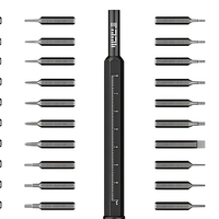 Juego de Destornilladores de Precisión Magnéticos, Mini Kit de Herramientas de Reparación, Cromo Vanadio, Manual, para Gafas y Computadoras