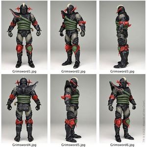 <span class=keywords><strong>Figurine</strong></span> articulée <span class=keywords><strong>NECA</strong></span> 52271 Dragon et Dungeon Warduke Grimsworth du jeu anime Duke of War 7, jouet de collection, cadeau - Product Image 3