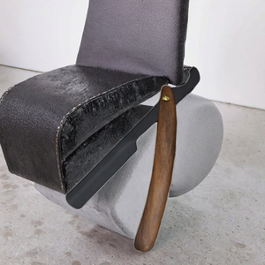 Couteau de Rasage Manuel Pliant en Bois Turc, Lame Droite Professionnelle en Acier Inoxydable à Lame Unique pour Hommes - Product Image 3