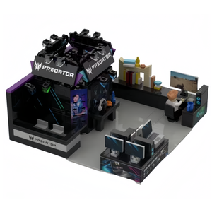 Kustom arsitektur dunia terkenal Model bangunan rumah teknik baru 3D blok bangunan Moc set mainan <span class=keywords><strong>DIY</strong></span> - Product Image 6