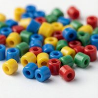 Mini perles à fusionner 2,6 mm Rose Mard Bean Fusion Bean Matériel DIY Sac de matériel Cadeaux de fêtes Perler Beadsart Hama Beadsart