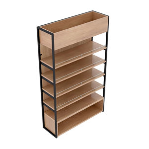 Estanterías Metálicas Modernas de Color Gris Antracita para Supermercados, Tiendas Concept y Boutiques de Moda, en Oferta - Product Image 1