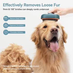 <span class=keywords><strong>Cepillo</strong></span> Autolimpiante para Perros y Gatos, Herramienta Suave para Eliminar el <span class=keywords><strong>Pelo</strong></span> Suelto, para Mascotas de <span class=keywords><strong>Pelo</strong></span> Largo y Corto, Fácil Eliminación de <span class=keywords><strong>Pelo</strong></span>, Acero Inoxidable - Product Image 5