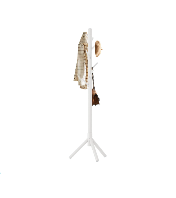 ชั้นวางไม้สำหรับวางเสื้อโค้ท