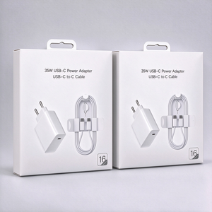 อะแดปเตอร์ PD 35W Type C สำหรับชาร์จ iPhone สาย Type C to Type C หัวปลั๊ก EU US UK ที่ชาร์จ iPhone ที่ชาร์จโทรศัพท์มือถือ - Product Image 4