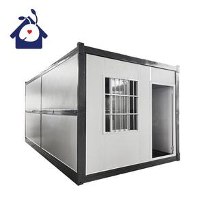 Maison conteneur préfabriquée pliable 20 pieds 40 pieds avec acier galvanisé et panneaux sandwich, prête à l'emploi pour appartement, installation rapide - Product Image 4