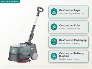 Professional School Floor Scrubber <b>Machine</b> With Smart Control, <b>Walk</b> Behind Industrial Ultra-Lightweight & Ergonomic the Compact - Product Image 4