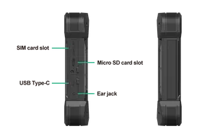 Tableta impermeable OEM de 7 pulgadas, Tablet Android con cámara NFC para solución de telemática inteligente