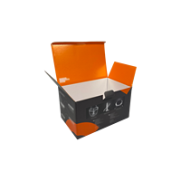 Boîte en carton ondulé grande taille, personnalisée avec logo en relief, pour l'expédition, emballage mobile, fabrication ODM