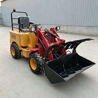 Hocheffizienter CE EPA Elektrischer Mini-Lader 600kg-800kg Kompakter Frontlader für Landschaftsbau, Landwirtschaft und Materialtransport