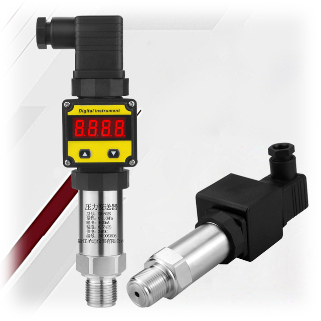 New Diffusion Silicon Digital Display Pressure Transmitter Sensor Price 60mpa 4-20mA Pressure Transmitter