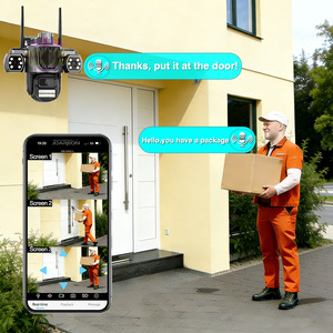 JOAREON Nuova Telecamera PTZ Wireless Smart ICSee 3MP per Esterni con Visione Notturna, 3 Lenti, Uso Domestico, WiFi 2.4G, Telecamera di Sicurezza CCTV - Product Image 4