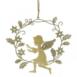 Pendentif de noël en forme de cœur brillant fait à la main, meilleur décor de maison en métal brillant, ornement suspendu pour arbre de noël - Product Image 2