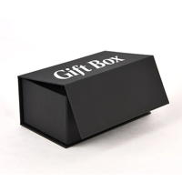 Boîte cadeau de luxe pliable à fermeture magnétique personnalisée pour cosmétiques et soins de la peau, matériaux recyclés écologiques, rigide haut de gamme