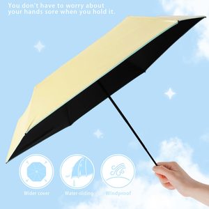 ร่มพับ 4 ตอน น้ำหนักเบาพิเศษ 165 กรัม ป้องกันรังสียูวี UPF50+ กันลม กันแดด กันฝน - Product Image 3