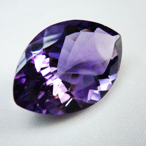 Alta calidad 100% Natural púrpura amatista piedra preciosa suave Marquesa forma facetada tamaño personalizado hecho a mano piedras naturales OEM - Product Image 3