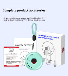 Système d'alarme anti-candide pour les voyages par caméra Détecteur infrarouge USB portable pour le feu et la fumée Hôtel et maison - Product Image 4