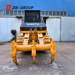 Bulldozer sur chenilles d'occasion SHANTUI SD22 de 22 tonnes avec moteur et lame inclinable droite |   Bouteur fiable pour les travaux de terrassement - Product Image 4
