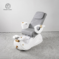 Fauteuil de pédicure de luxe MadamCenter, réglable et portable, spa de massage des pieds sans plomberie avec bol de spa, sans plomberie.