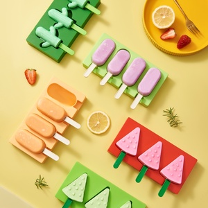 Monr BPA-free nhựa Popsicle khuôn tùy chỉnh màu sắc <span class=keywords><strong>Ice</strong></span> Lolly làm khay dễ dàng phát hành phổ biến <span class=keywords><strong>Ice</strong></span> Cream công cụ - Product Image 6