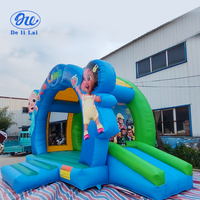Château gonflable pour enfants, toboggan gonflable pour la maison, trampoline, château de noix de coco, loisirs et divertissements intérieurs et extérieurs