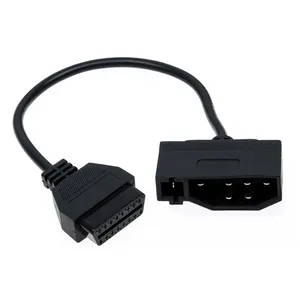 Goede Verkoper Obd 7-Pin Naar Obd Ii 16 Pin Auto Kabel Diagnostic Adapter Voor Ford