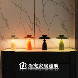 Modern Creative Metal Desk Lamp With Magnetic 360 Rotating Touch Control Led <b>Night</b> <b>Light</b> For Living Room Bedroom - Product Image 1