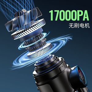 Aspiradora portátil de mano de 0.5L-1L con batería recargable, función de soplador y accesorios para automóvil. - Product Image 3