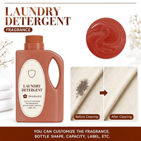 Lessive en poudre, liquide et capsules de lessive en vrac OEM, parfum Rosewood Walnut, produits de nettoyage