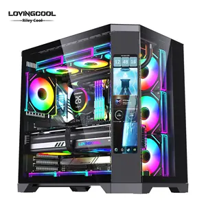 Caja ATX de <span class=keywords><strong>Torre</strong></span> Completa Personalizada con Pantalla LCD y Vista al Océano, Refrigeración por Agua, Vidrio Templado, para Juegos, Cibercafé, Computadora Principal - Product Image 2