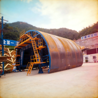 Chariot de revêtement modulaire durable à entraînement hydraulique pour la construction de tunnels réutilisables