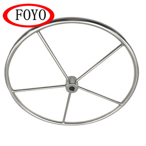 Volante para <span class=keywords><strong>Velero</strong></span> de la Marca FOYO, <span class=keywords><strong>Acero</strong></span> Inoxidable, 6 Radios, Herraje Marino de Primera Calidad para Yates y Embarcaciones - Product Image 4