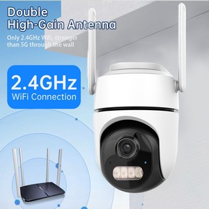 Caméra PTZ WiFi sans fil ICsee 1080P avec stockage cloud, vision nocturne, surveillance intérieure et extérieure - Product Image 4