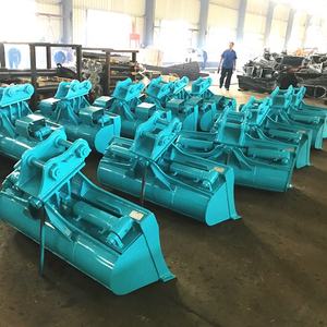 Mini pelle portable de 3 tonnes, seau de nettoyage incliné, bord de découpe à boulon pour pelle de 1200mm de diamètre - Product Image 5